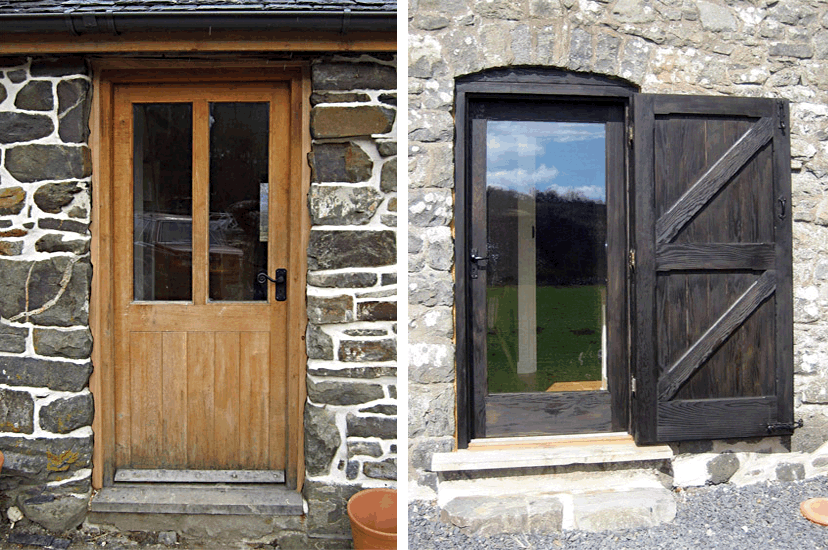 two doors made by Drew Boulanger