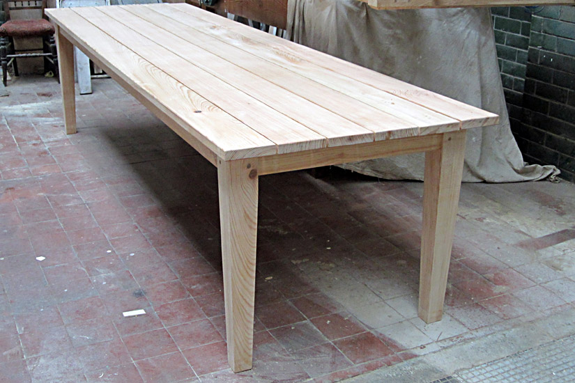 table made by Drew Boulanger